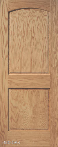 Red oak panel - red, top