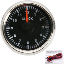 52mm clock gauges 12hours - clock,