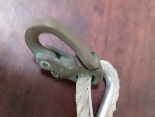 Vintage bronze sailing snap - bronze,