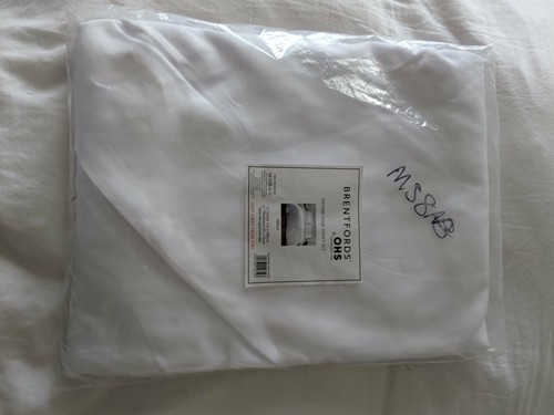 Brentfords white single washed - single,