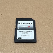 Renault Sat Nav TomTom SD Card Uk / Ireland Genuine 259204051R