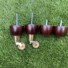 Vintage/Retro Furniture Feet With Castors