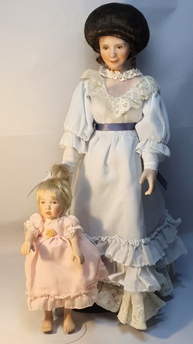 Porcelain dolls first - porcelain, steps"