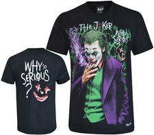 Joker T-shirt THE JOKER Design WHY SO SERIOUS? HAHAHA Glow in the Dark by Wild