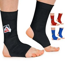 AQF MMA Ankle Support Muay Thai Foot Brace Guard Kick Boxing Protector