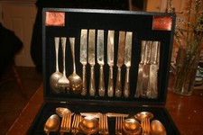 SOLID BRONZE CUTLERY SET 45
