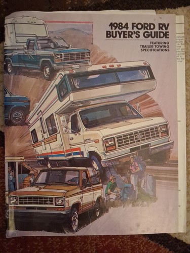1984 ford truck trailer - rv,