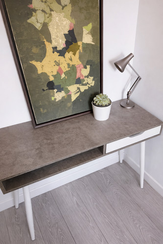 Habitat concrete effect - desk, |