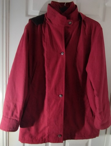 Ladies red coat from bhs - ladies, size