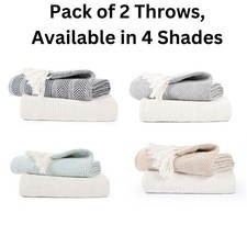 Throws for Sofa Pack of 2