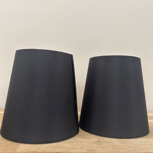 Brand new black silk candle - black,