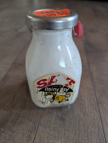 Half pint coin bank milk - pint,