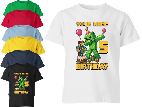 Personalised birthday gamer - personalised, t