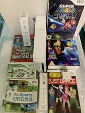 Wii With Fit With Console Bundle Mario And Wii Sports
