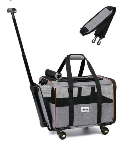 Pet carrier with wheels - carrier,