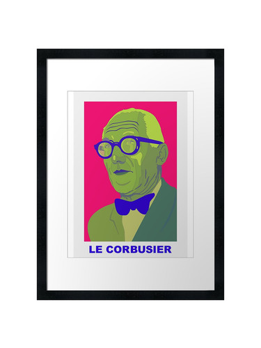 Corbusier framed wall art - corbusier,