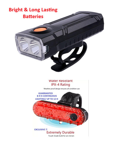 Mountain bike lights usb - lights,