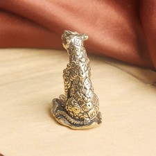 Brass Leopard Ornament