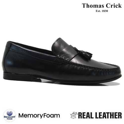 Mens leather tassell moccasin - leather,