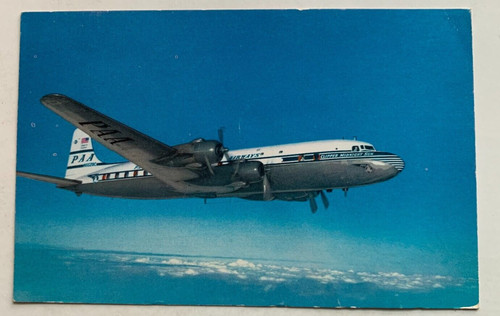 1950s aircraft postcard paa - 1950s,