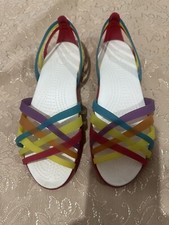 Crocs Huarache Multi W6 Uk4 Used GC
