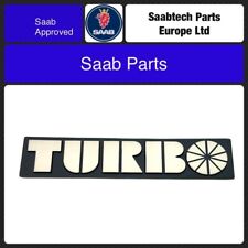 SAAB 99 TURBO REAR EMBLEM HIGH QUALITY METAL FINISH