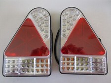 PAIR OF LED TRAILER TRIANGLE LIGHT  FIT IFOR WILLIAMS P6 P7 P8 BRIAN JAMES