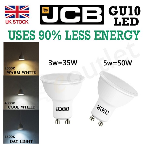 Led gu10 bulbs 35w - bulbs, 5w=50w