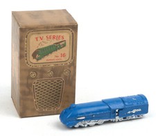 Vintage Benbros T.V Series No.16 Blue Streamlined Express Loco *BOXED*