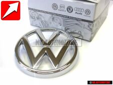 Genuine VW Front Grill Badge Emblem Chrome - 321853601