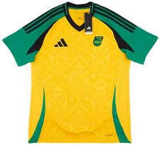 Jamaica Home Football Shirt, New With Tags - All Adult Sizes, NEXT DAY DISPATCH