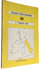 Quail Map Railway Track Diagram 2 England East 1998