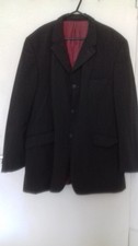 Jeff Banks Studio  Dark Grey Wool Mix Jacket 44 inch Chest, Length 34"