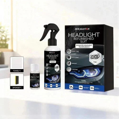 Headlight restoration fluid - headlight,