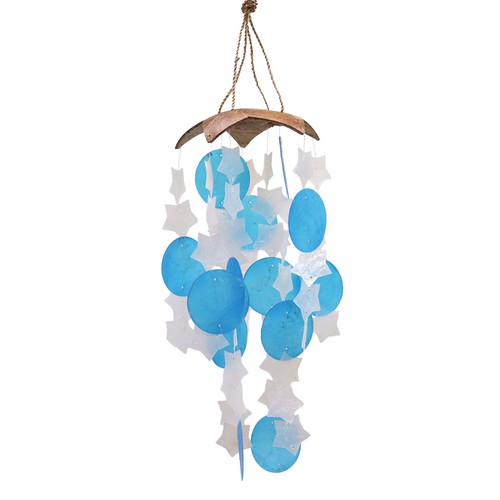 Coconut capiz windchimes - capiz,