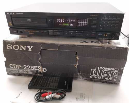 Sony cdp 228esd - sony, es