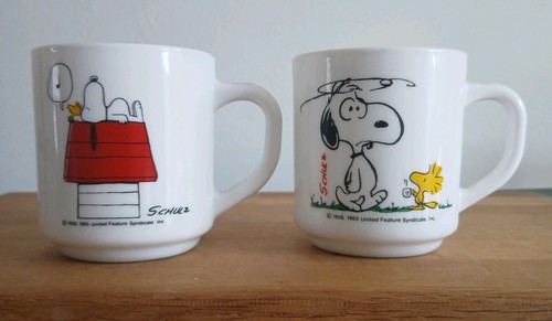 Vintage arcopal france snoopy - france,