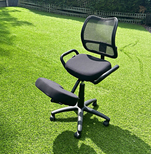 Ergonomic mesh backed kneeling - ergonomic,