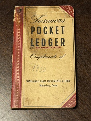 Vintage 1946 farmer - 1946, pocket
