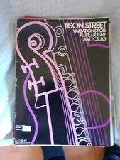 TISON STREET Variations sheet music parts for flute, guitar and cello 1977