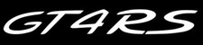 2x GT4RS GT4 Vinyl Sticker