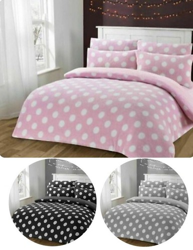 Teddy bear fleece polka - teddy,