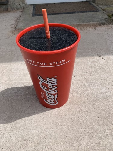 Coca cola coke - cola, straw