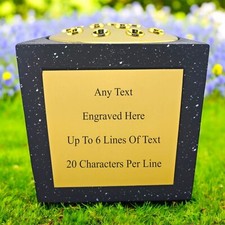 Personalised Engraved Black