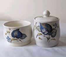 Lime Grove Blue Leaves