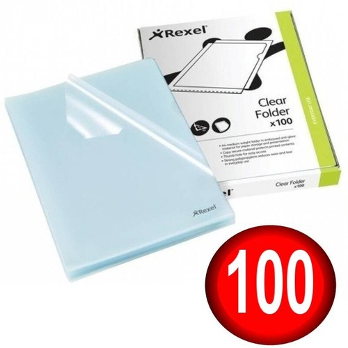 Rexel cut flush folders - cut, a4