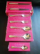 Robert and Belk silver plate cutlery Hester Bateman Design 8 places