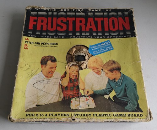 Vintage board game frustration - vintage,