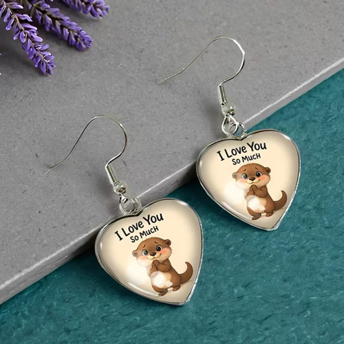 Cute otter glass - cute,