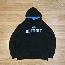 Detroit Lions Black Hoodie Men's Extra Large